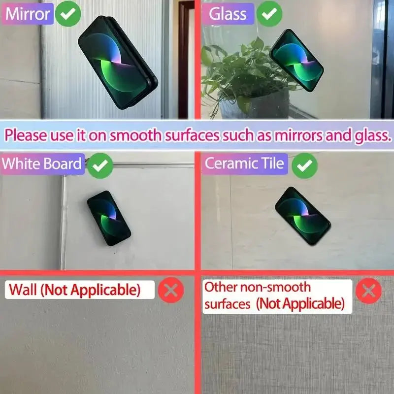 Silicone Suction Phone Case Adhesive Mount - iPhone & Android Compatible Shop5720013 Store