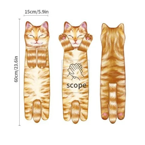 CatCling™ Funny Hanging Hand Towel 🐱😂