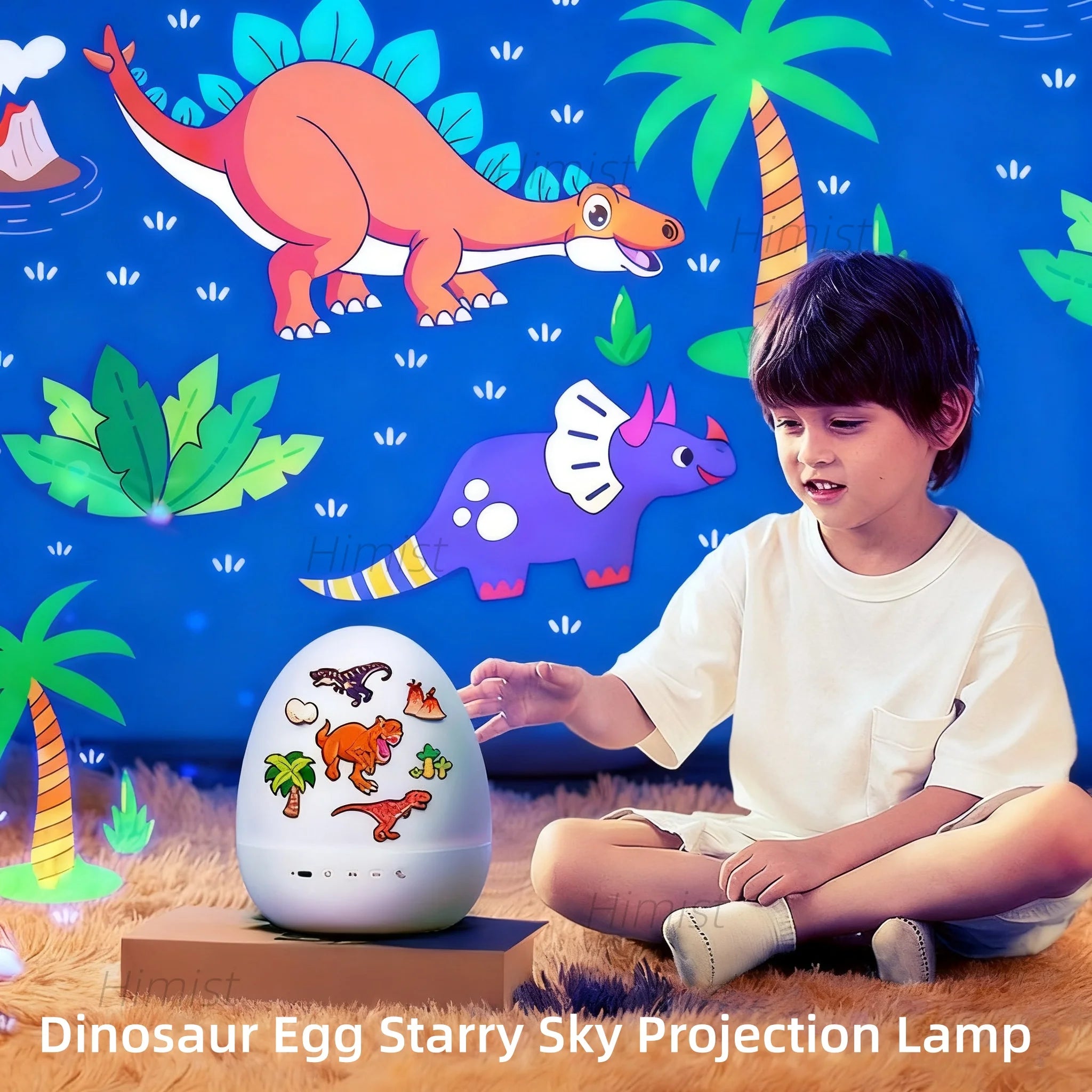 Proyector de huevos DinoGlow™ 🦖✨ — Un cielo nocturno mágico para niños