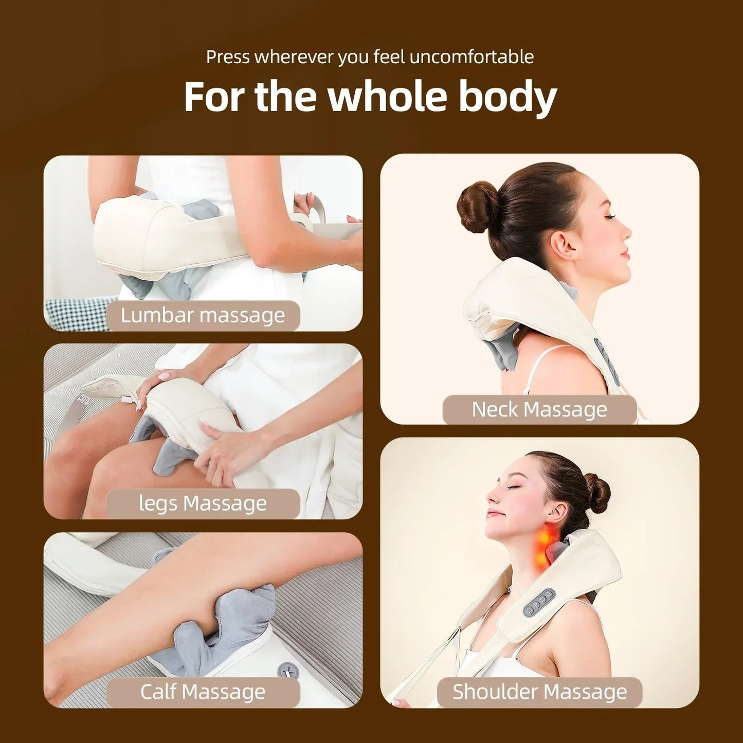 Wireless Neck And Shoulder Massager Foreverlily Korea Store