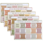 5 Sheets(75pcs) Bible Tabs Large Print And Easy-To-Read Bible Journaling Supplies Self-Adhesive Index Label Sticker Stationery A+ Good Store