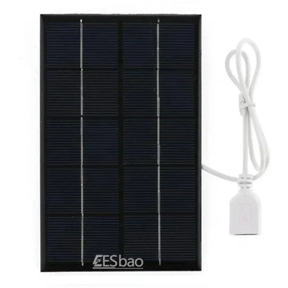 35W Solar Panel With USB Waterproof Outdoor Hiking And Camping
