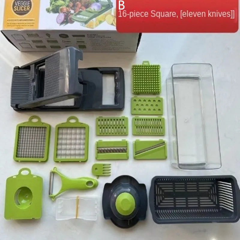16-in-1 Multifunctional Vegetable Chopper Shop1103743690 Store