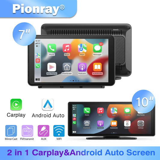 DriveSync™ CarPlay Inalámbrico de 10" 🚗📱 Pantalla Grande. Conducción Inteligente.