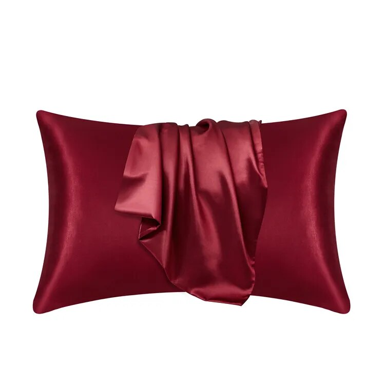 100% Silky Satin Pillow Cover Shop1104120734 Store