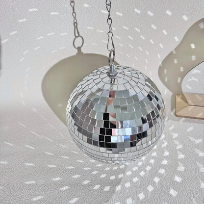 Mirror Disco Ball Decor Hanging Disco Home Decor Rotating Glass Ball AliExpress