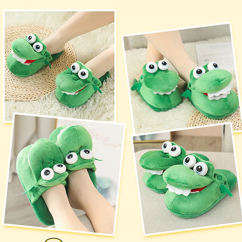 CrocCozy™ Slippers: Warm, Funny Comfort for All Ages 🐊