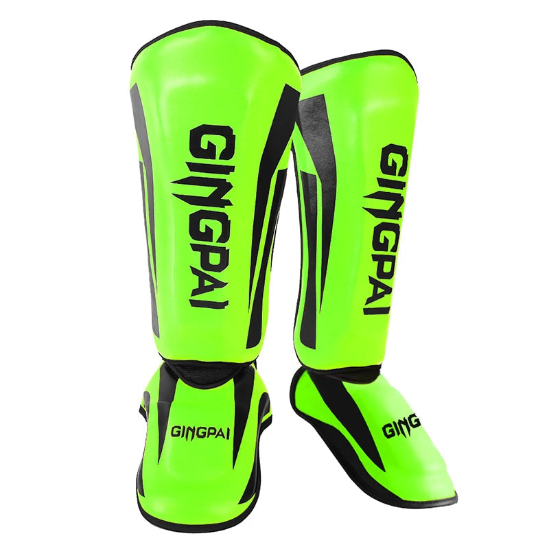 Kickboxing Boxing Shin Guard Pads Muay Thai Martial Arts Sanda Wushu Leg Protector Taekwondo Ankle Guards Stone's Store