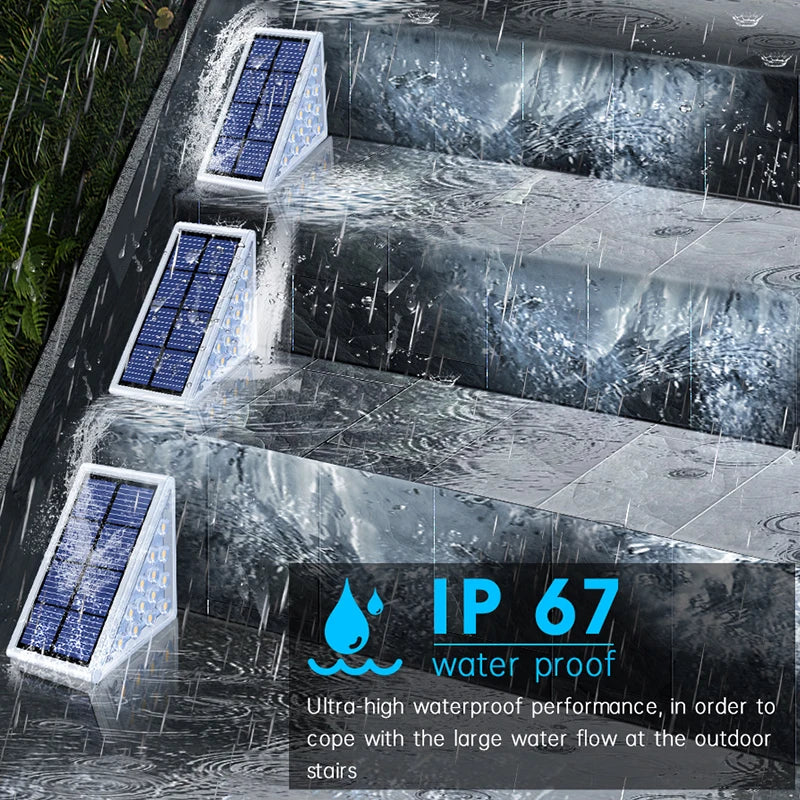 SolarGuard: Anti-Theft LED Outdoor Stair Light kiwong solar light Store