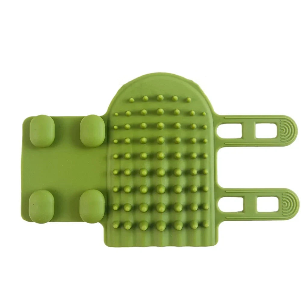 Pet Cat Hair Removal Massage Comb: Self-Cleaning Wall Corner Cat Scratcher Brush for Grooming HOMEPRO GLOBAL Store