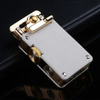 CHIEF New Metal Rocker Kerosene Lighter Creative Rocker Ignition Fashion Leather Lighter High-end Men's Gift Hello My Friend Boutique Store