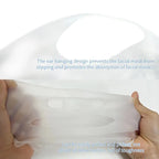 3D Silicone Mask Face Women Skin Care Tool Hanging Ear Face Mask Gel