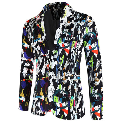 Christmas 3D Printed Suit For Men Handsome men&#39;s Clothing Store