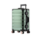 2024 New Large Capacity Durable Luggage Sets Aluminum Suitcase Women Girl Carry-On Boarding Travel 20/24/29 Big Save Store