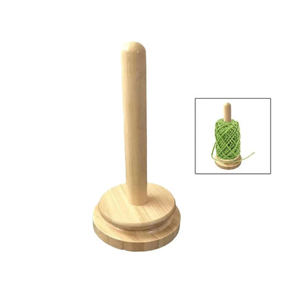 Tidy Your Threads: Elegant Wooden Yarn Spool Rack New life 88 Store