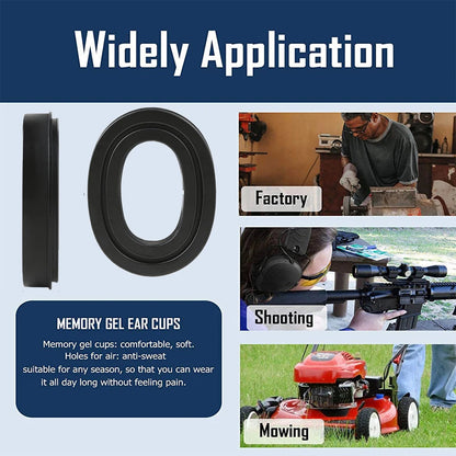 Tactical Headset Earmuffs Gel Ear Pad for 3M Peltor Sport Tactical AliExpress