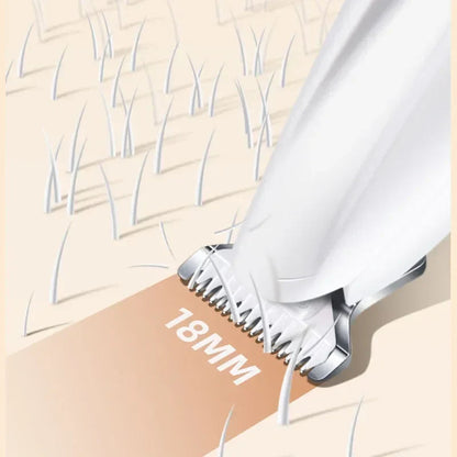 New Dog Paw Trimmer with LED Light Fully Waterproof Pet Hair Trimmer with LED Display Dog Clippers for Grooming 18mm Widen Blade BigBigEyes Store