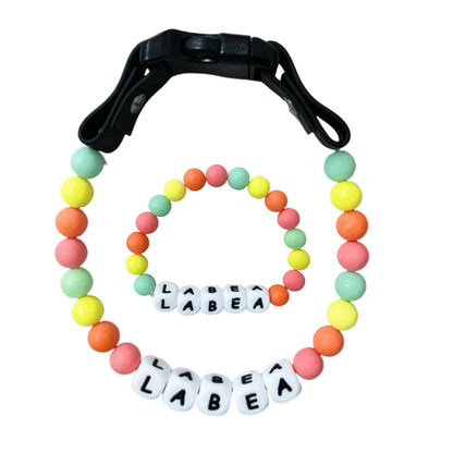 PawBond™ – Personalized Pet Collar & Matching Bracelet Set 🐾💖