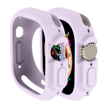 Soft Silicone Case for Apple Watch 8 Ultra 49MM 45mm 42MM 38MM Cover Protection For iWatch series 7 6 5 4 SE 40 44 41mm Bumper
