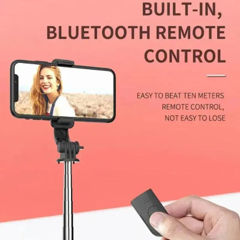FGCLSY Monopod Remote Shutter Fill Light for iPhone Samsung Xiaomi