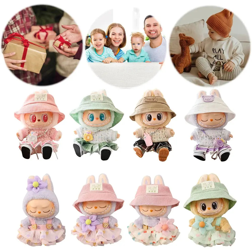 Labbubu Mini Doll Clothes Outfit Soft Knitted Sweater Suit Toy Gifts All Dropshipping Wholesale Store