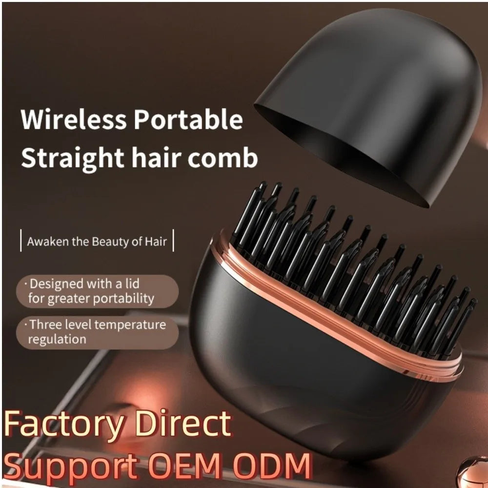 StyleGo™ Cordless 2-in-1 Straightener & Comb 🔥💁‍♀️