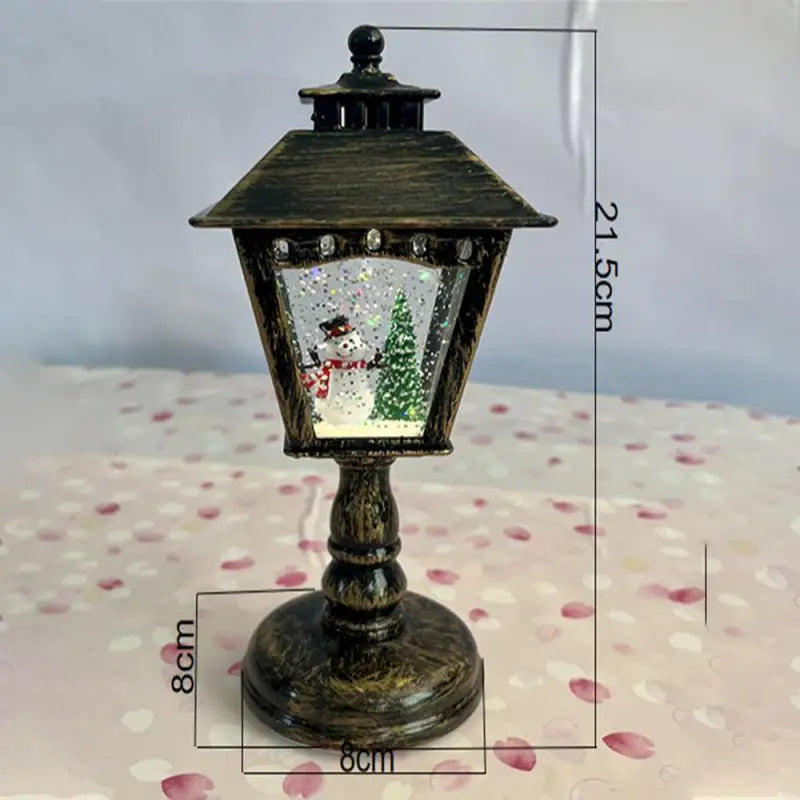Christmas Decorations Wind Lamps Music Illuminated Night Light Santa Creative Ornaments Table Lamps Christmas Home Decoration