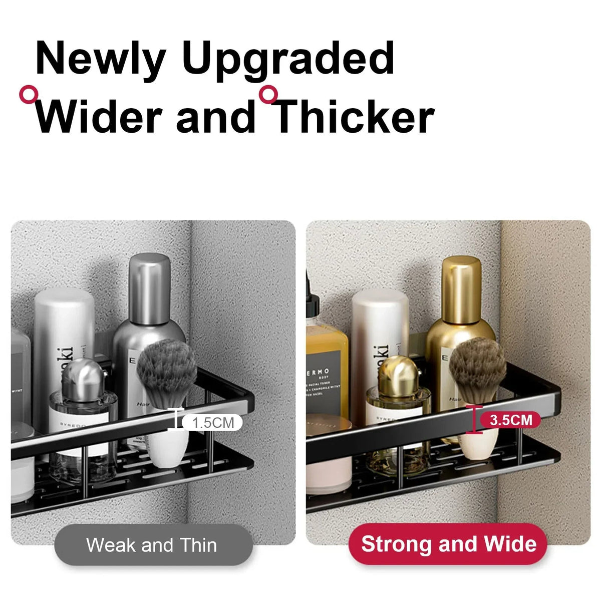 No Drill Wall Mounted Bathroom Shelf Shop1103677105 Store