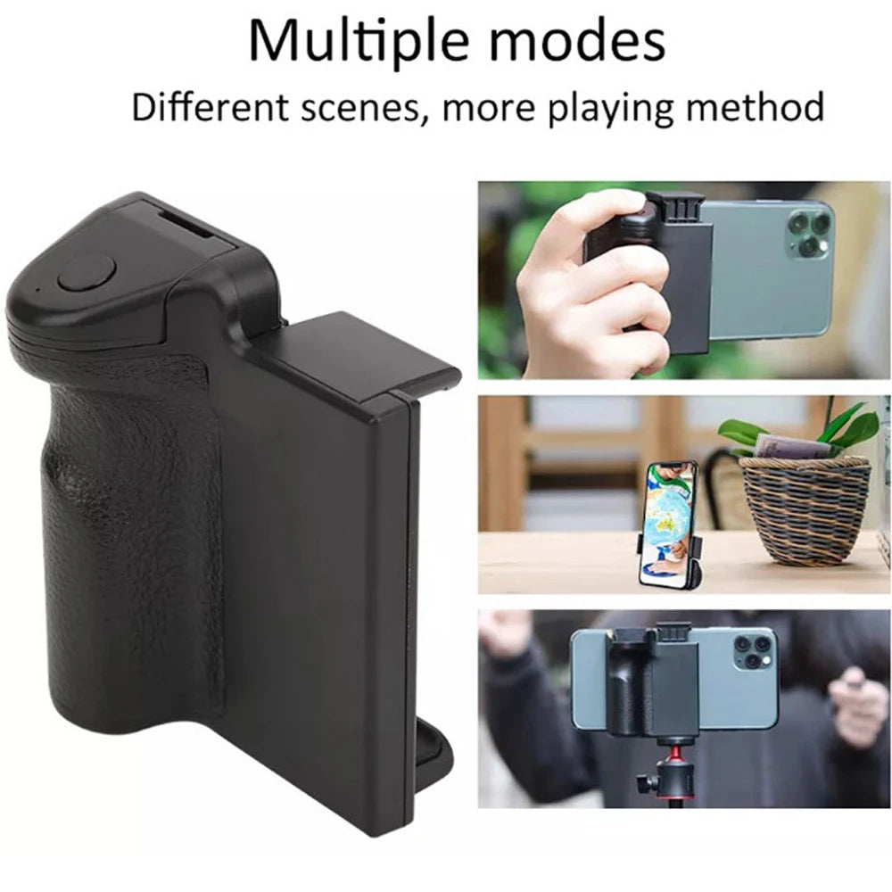 New Smartphone Handheld Selfie Booster Hand grip Bluetooth Remote Control Phone Shutter for iPhone Android Phone 8YV Store
