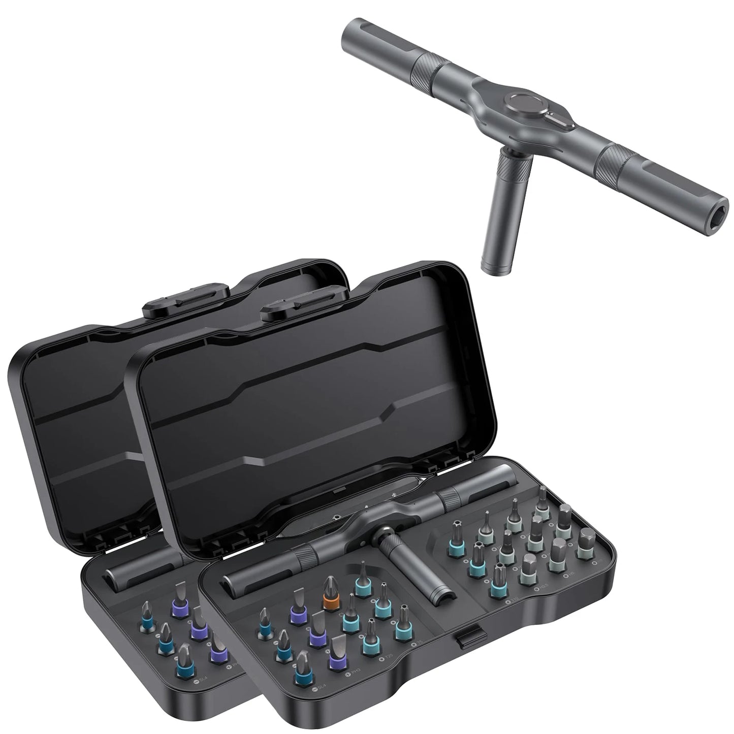 Pocket-Sized Powerhouse – 24 Tools in 1 Magnetic Screwdriver!