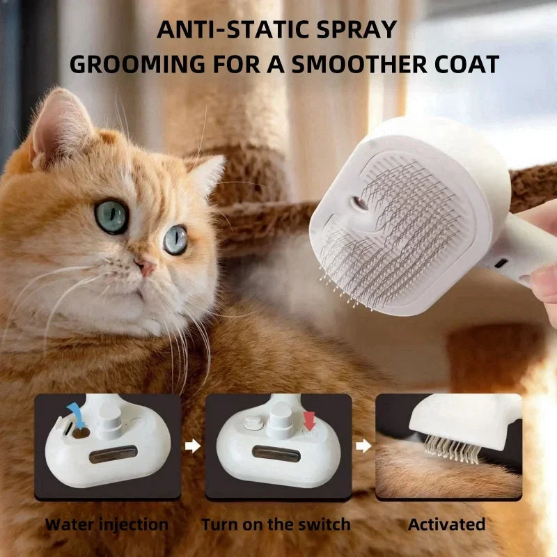 FurEase Comb – Spray, Comb, Shed-Free! Keke Meng Pet Products Store