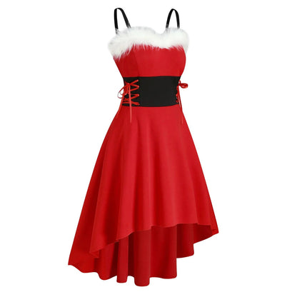 Vintage Halloween Skull Print Slip Cross Bandage Mesh Sexy Backless Prom Gothic Clubwear Dress YuNee Clothing Store