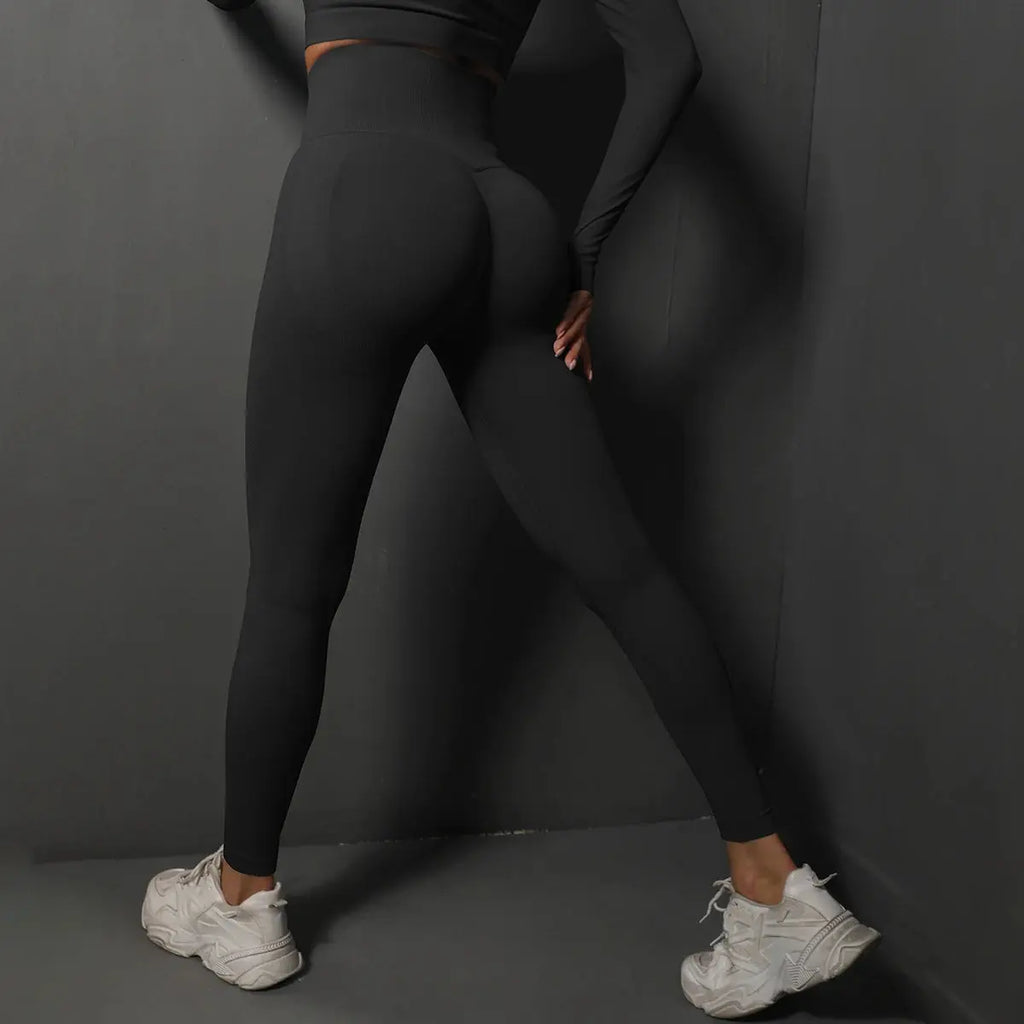 Seamless Gym Leggings Women Yoga Pants Sexy High Waist Booty Lifting Leggings Pants Women Sports Clothing Fitness Wear Rooftrellen Official Store