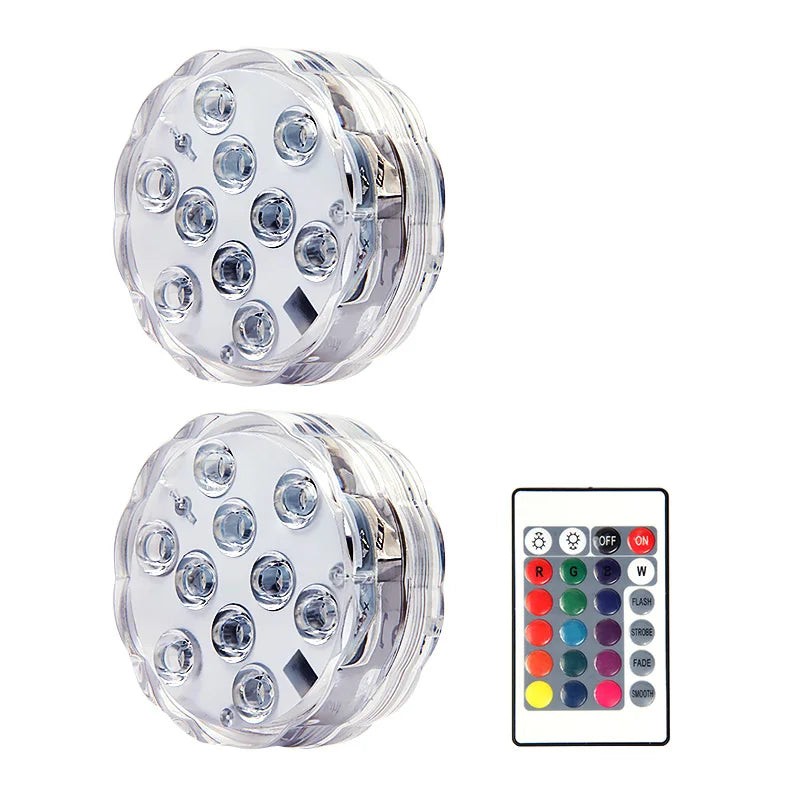 Glow Your Pool: Submersible LED Lights with RF Remote