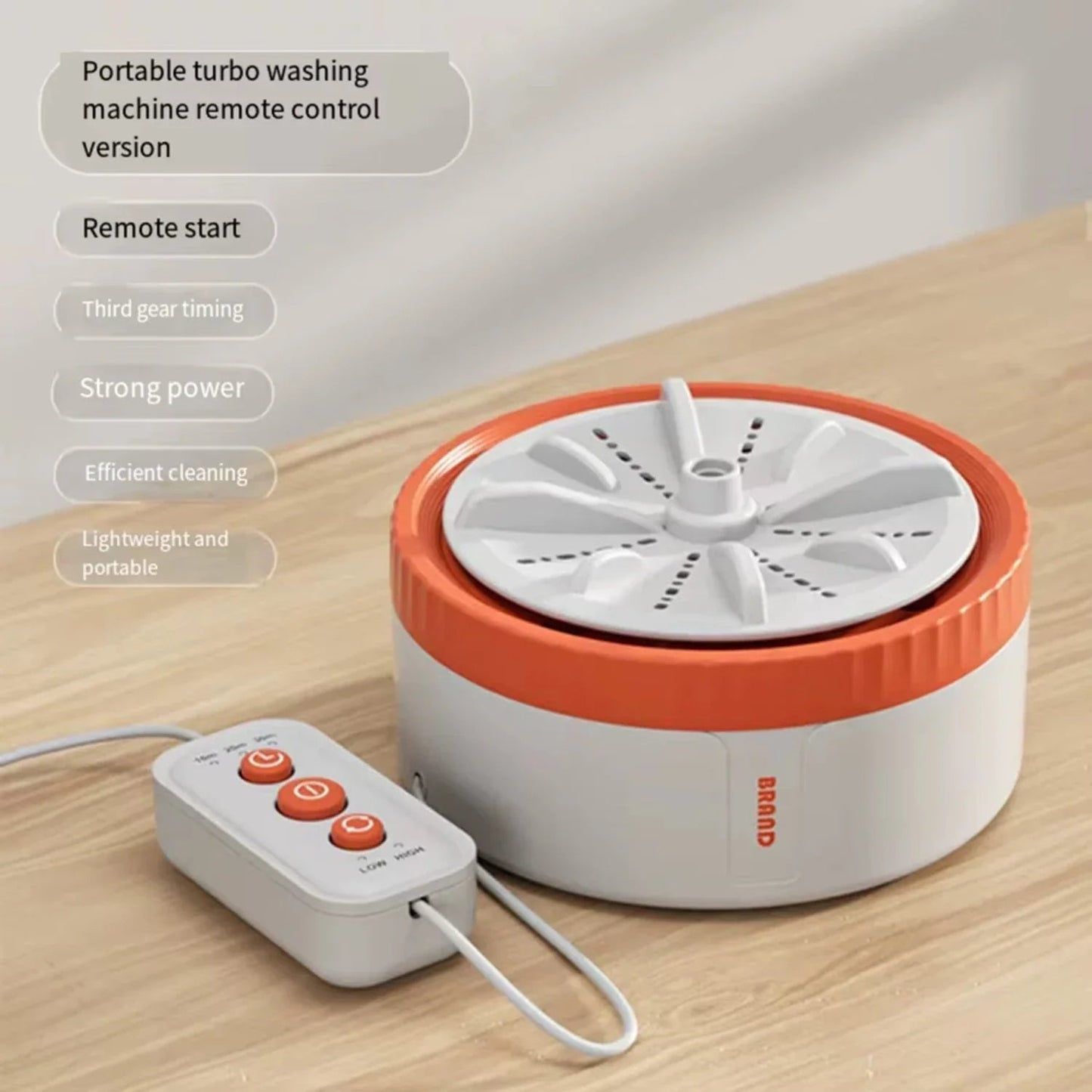 USB Rotating Turbo Fruit Kitchen Ultrasonic Dishwasher Lai Fu Store
