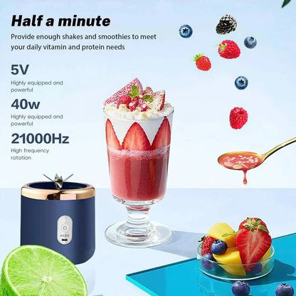 Portable Electric Juice Extractor Household Multi Function 6 Blades