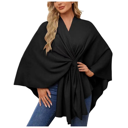 LuxeCloud Wrap – Cozy Elegance for Any Occasion!