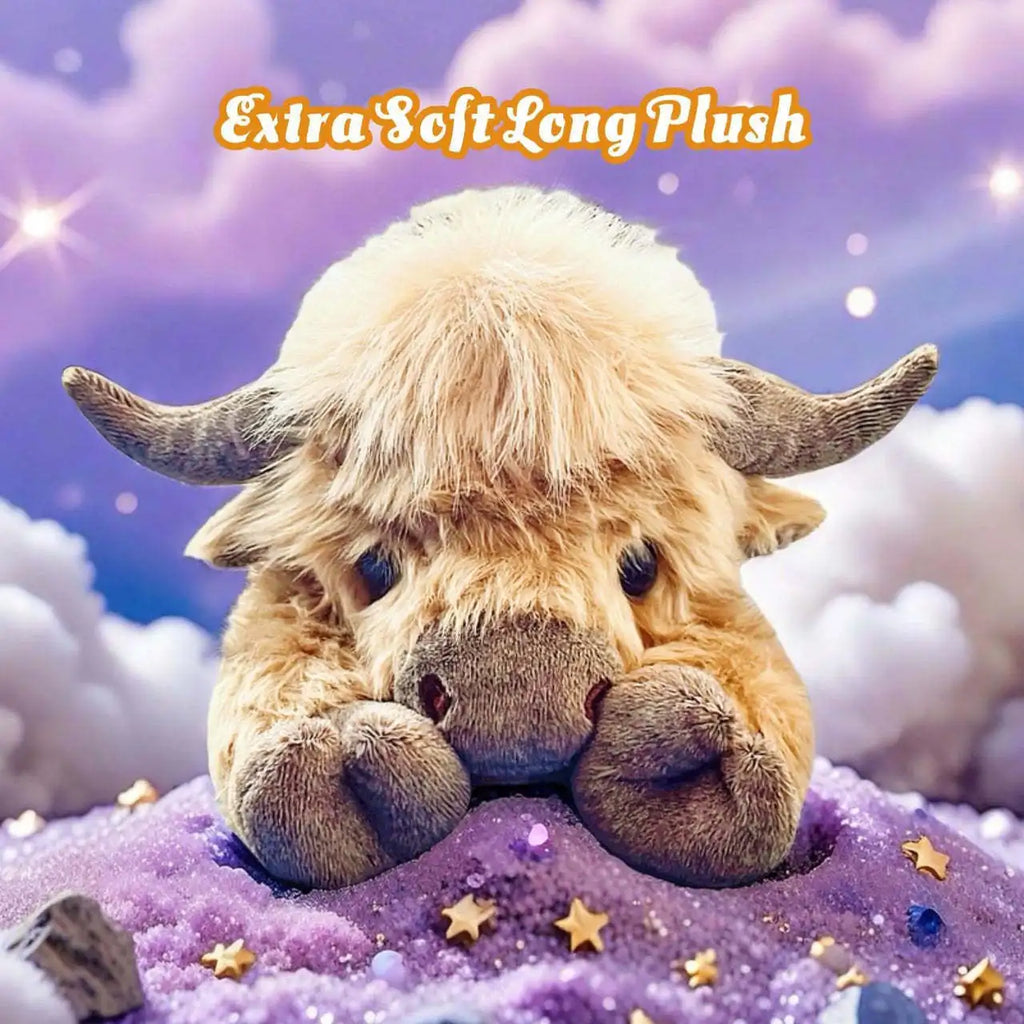 MooHug™ – Peluche de vaca de las Tierras Altas adorablemente suave 💕