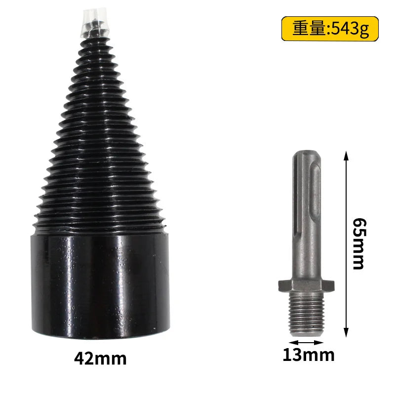 WoodCrack Pro Drill Set – Fast, Easy Firewood Splitting