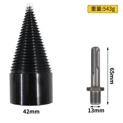 WoodCrack Pro Drill Set – Fast, Easy Firewood Splitting