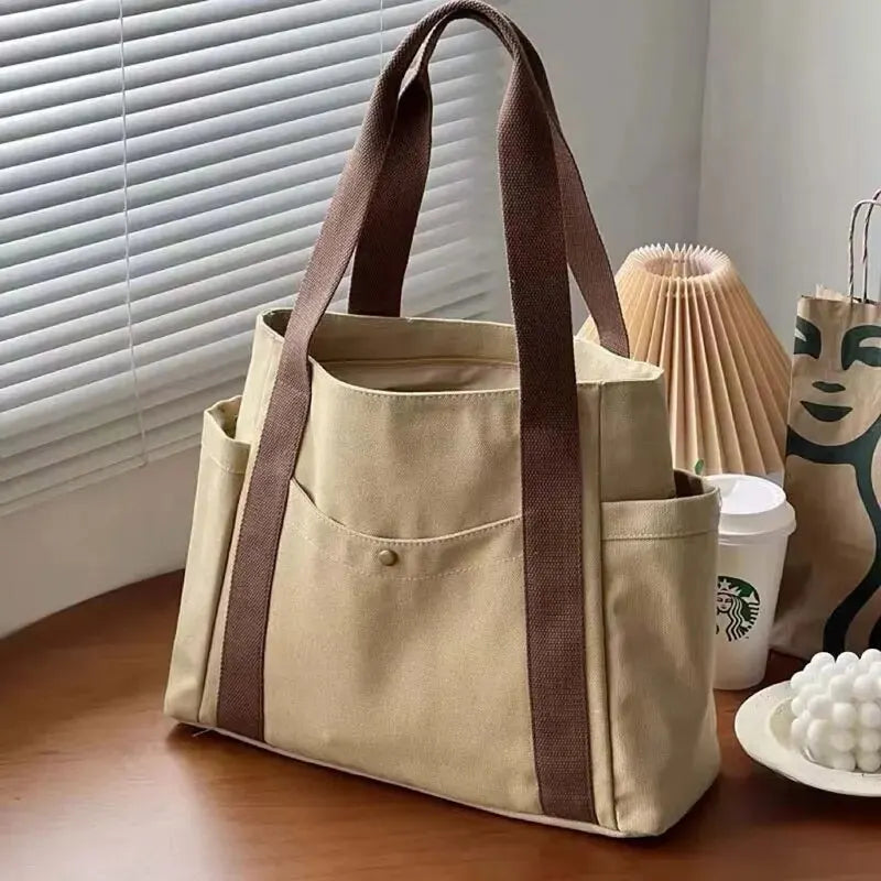 Canvas Tote Bag Large Capacity Unisex for Work & Leisure Stone's Store
