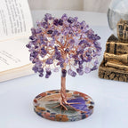 Royallure Crystal Money Tree – Amethyst Healing Gemstone Tree for Prosperity & Home Decor YunFeng Aeromodel Store