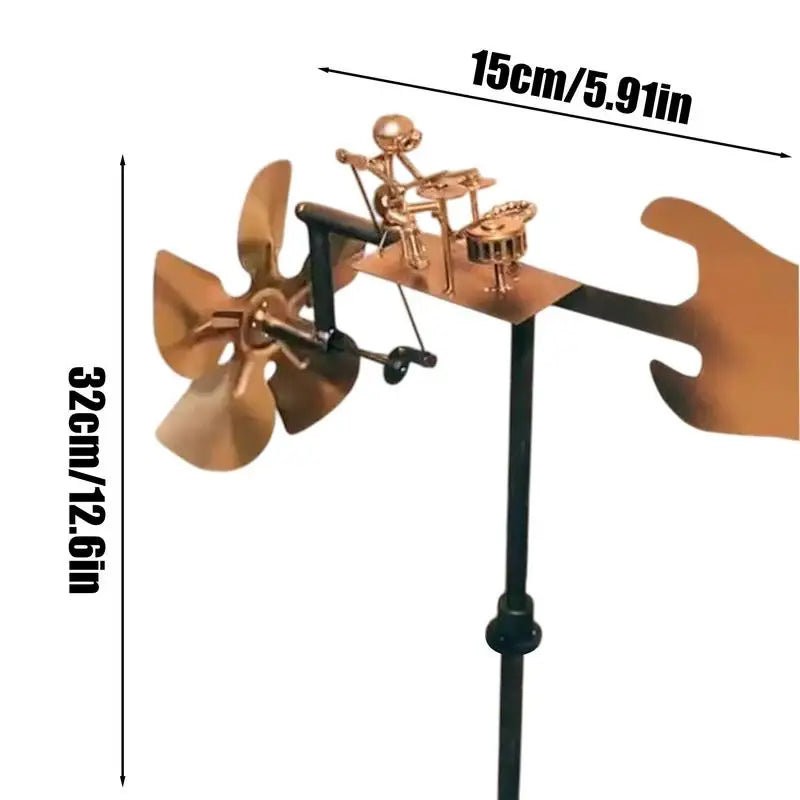 RhythmSpin – Drummer Decor That Dances with the Wind Yuan U Store