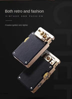 CHIEF New Metal Rocker Kerosene Lighter Creative Rocker Ignition Fashion Leather Lighter High-end Men's Gift Hello My Friend Boutique Store