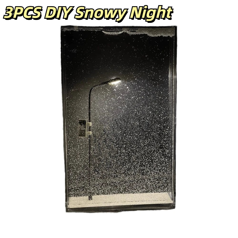 Snowy Bliss DIY Lamp: Create Your Winter Wonderland Indoors! Every Day Home Store Store