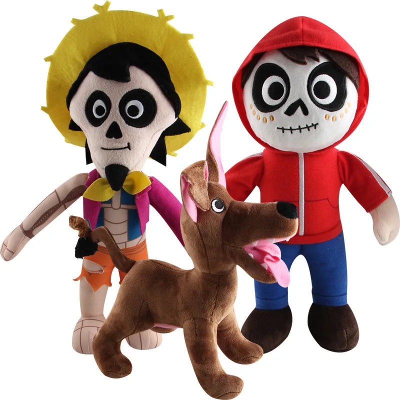 22/30CM Movie COCO Pixar Plush Toys Miguel Hector Dante Dog Death Pepita Stuffed Plush Toys for Children Kids Gifts South Bay Evans General Store