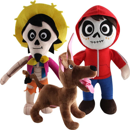 22/30CM Movie COCO Pixar Plush Toys Miguel Hector Dante Dog Death Pepita Stuffed Plush Toys for Children Kids Gifts South Bay Evans General Store