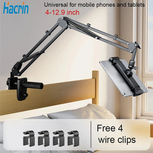 Hands-Free Bed Phone Mount – Adjustable Arm for Perfect Viewing!