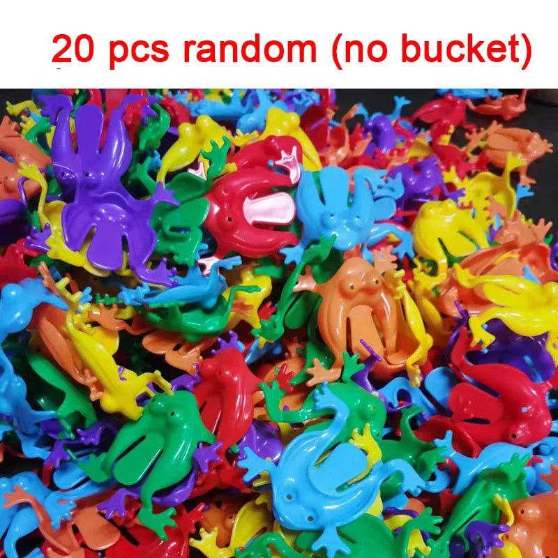 Juguetes Sensoriales de Ranas Saltarinas para Niños, Novedosos Juguetes Anti-estrés Surtidos para Niños, Regalo de Cumpleaños, Recuerdos de Fiesta, 10-20 Piezas