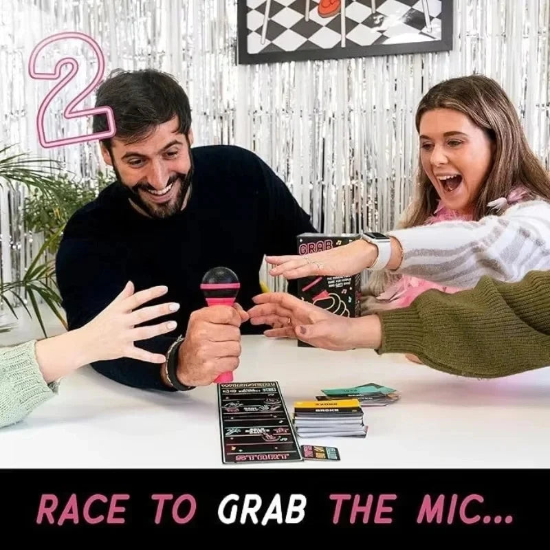 Grab The Mic Challenge – Hilarious Singing Game for Parties!